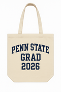 Penn State Grad Canvas Tote Bag